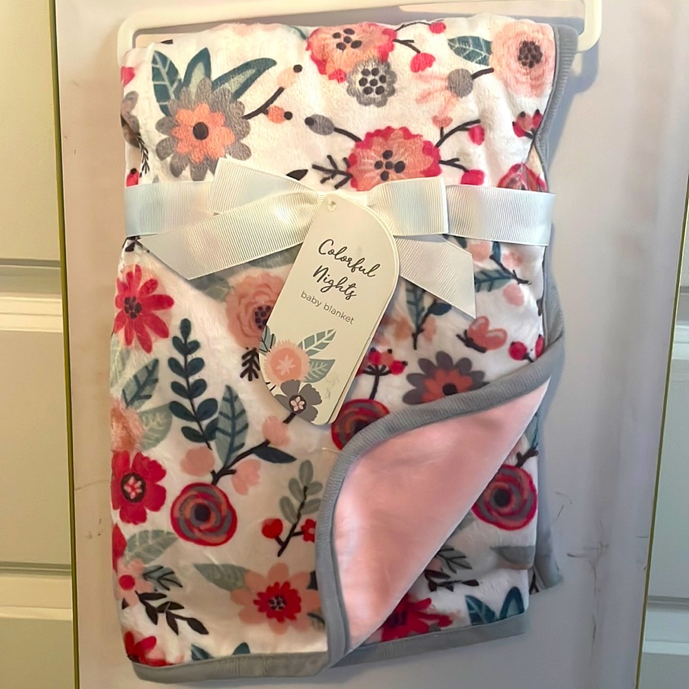 Baby girl blanket.